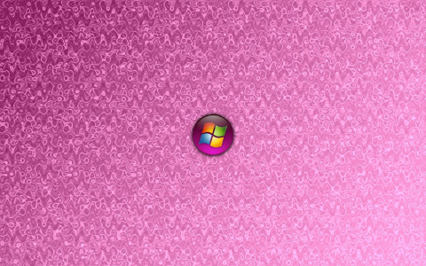 Logo de Windows en rosado