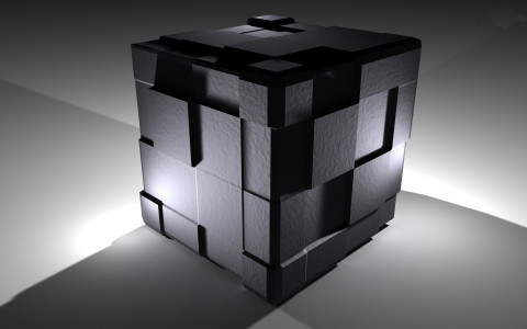 Cubo 3D, Fondo de Pantalla y Escritorio HD Gratis