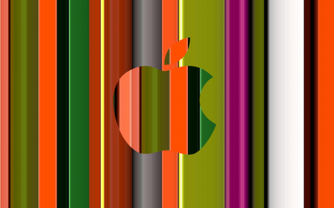 Logo Apple Colorido