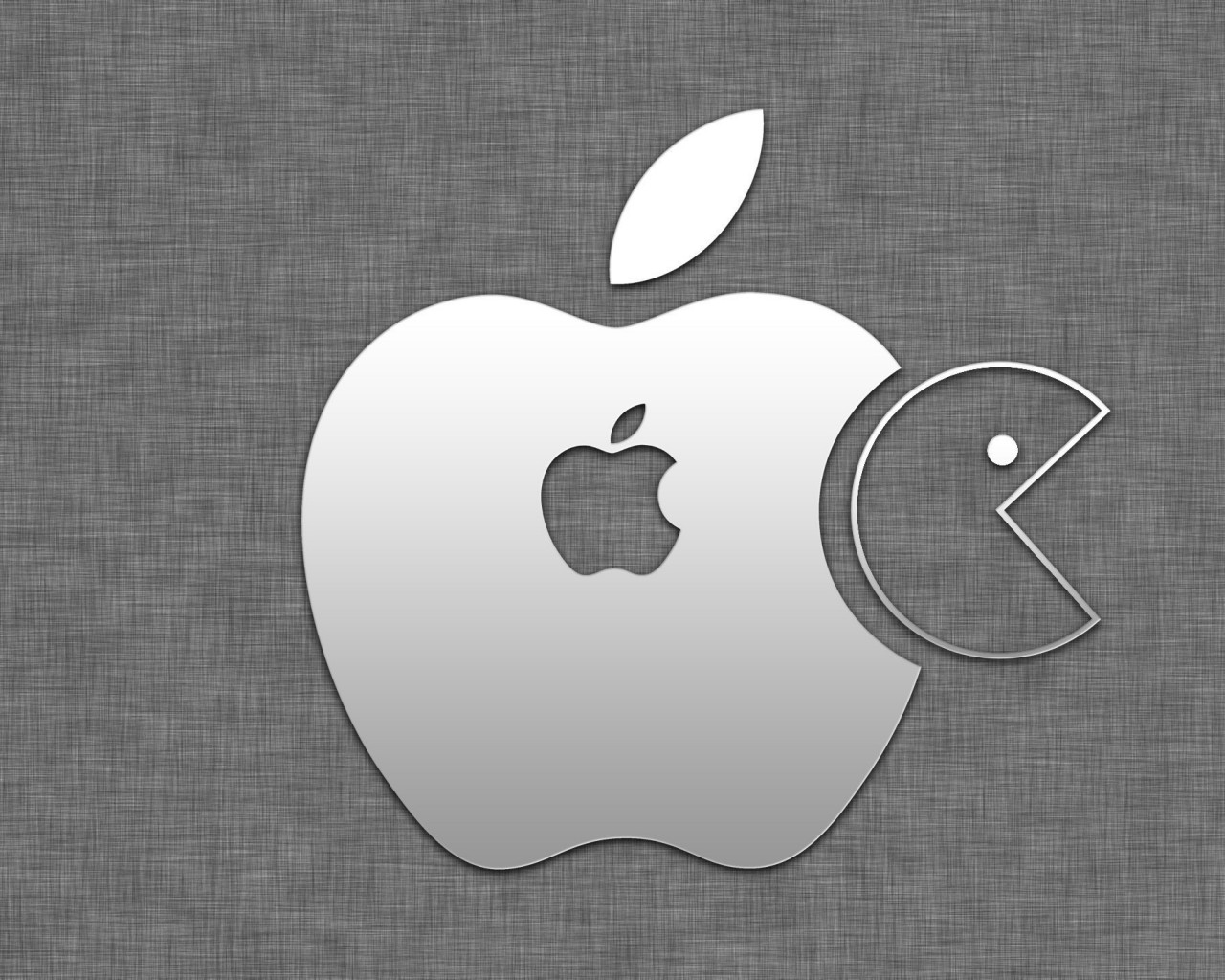 Logo Apple Gris
