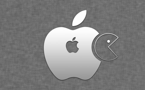 Logo Apple Gris, Fondo de Pantalla y Escritorio HD Gratis