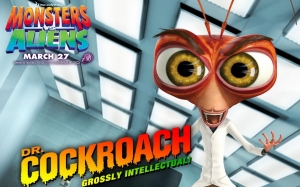 Monsters vs Aliens Dr. Cockroach