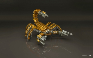 Escorpion de oro