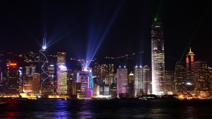 Hong Kong luces antiaéreas
