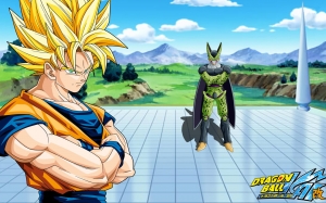 Goku y Cell - Dragon Ball Kai