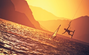 Kitesurf and windsurf by Bikerblue