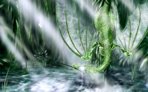 Dragón verde