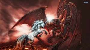Unicornio vs Dragon